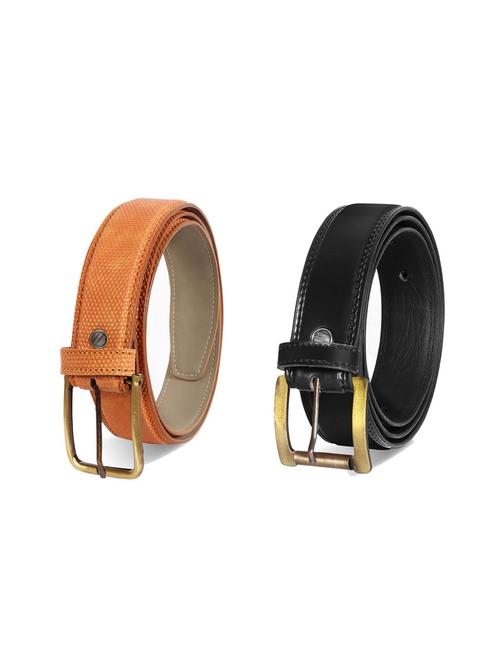 combo pack of multi colored leatherette belts - 19228553 - Very Small Image - 1