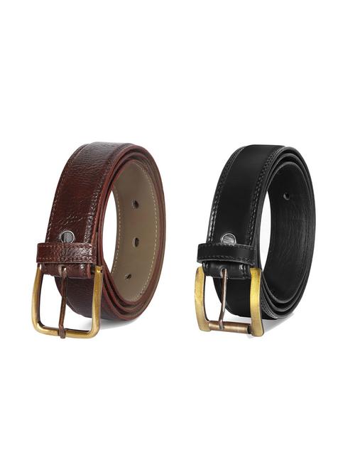 combo pack of multi colored leatherette belts - 19228565 - Very Small Image - 1