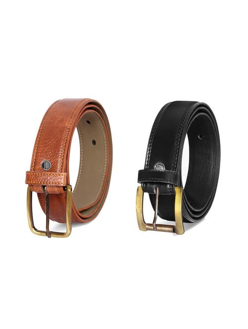 combo pack of multi colored leatherette belts - 19228571 - Very Small Image - 1