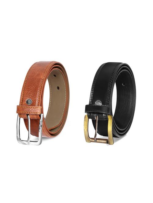 combo pack of multi colored leatherette belts - 19228573 - Very Small Image - 1