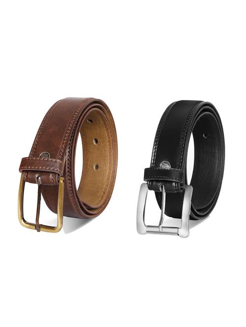 pack of 2 leatherette belt - 19228689 - Very Small Image - 1