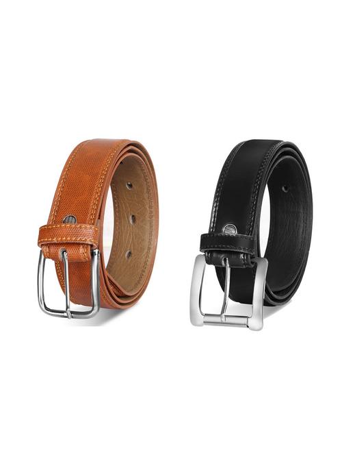 pack of 2 leatherette belt - 19228696 - Very Small Image - 1