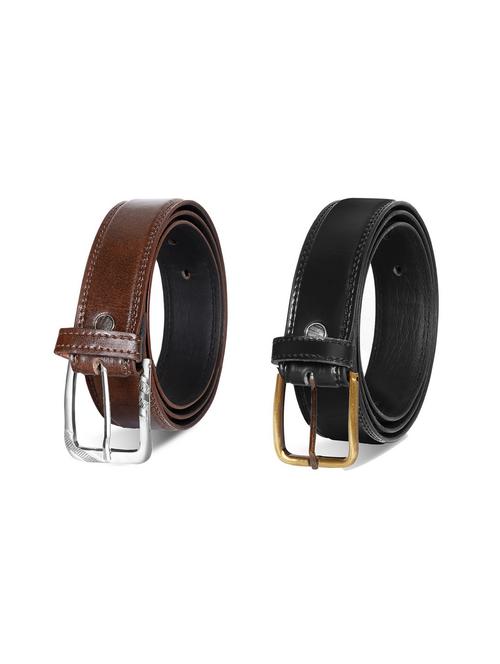 pack of 2 leatherette belt - 19228706 - Very Small Image - 1