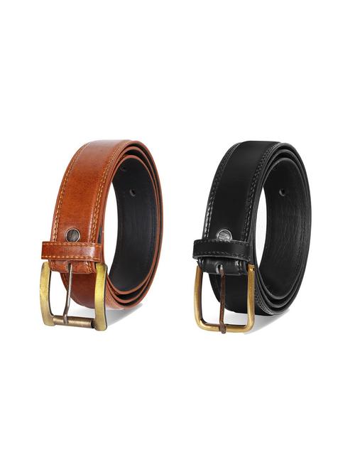 pack of 2 leatherette belt - 19228708 - Very Small Image - 1