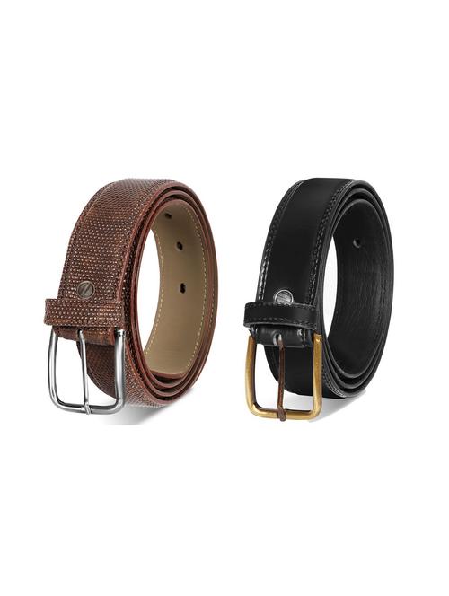 pack of 2 leatherette belt - 19228723 - Very Small Image - 1