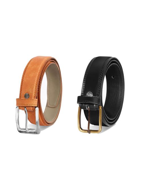 pack of 2 leatherette belt - 19228731 - Very Small Image - 1