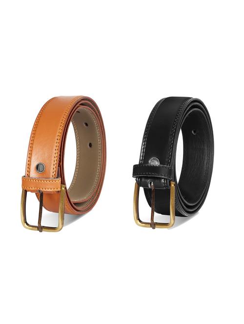 pack of 2 leatherette belt - 19228764 - Very Small Image - 1