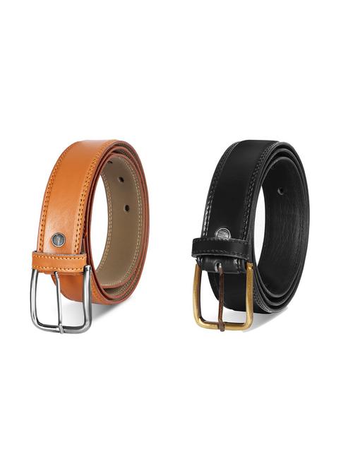pack of 2 leatherette belt - 19228765 - Very Small Image - 1
