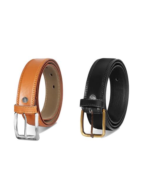 pack of 2 leatherette belt - 19228767 - Very Small Image - 1