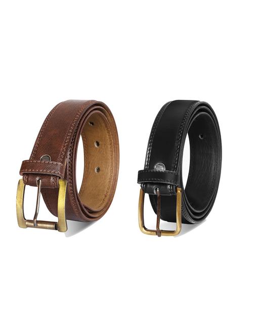 pack of 2 leatherette belt - 19228774 - Very Small Image - 1