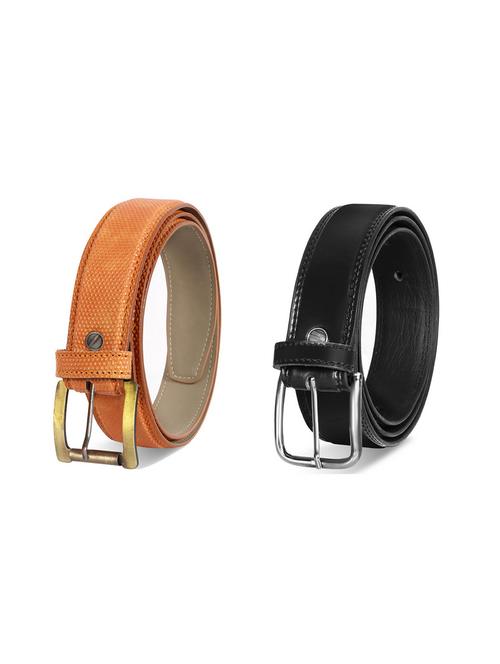 pack of 2 leatherette belt - 19228812 - Very Small Image - 1