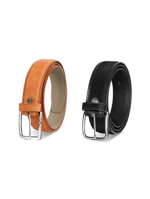 pack of 2 leatherette belt - 19228816 - Very Small Image - 1