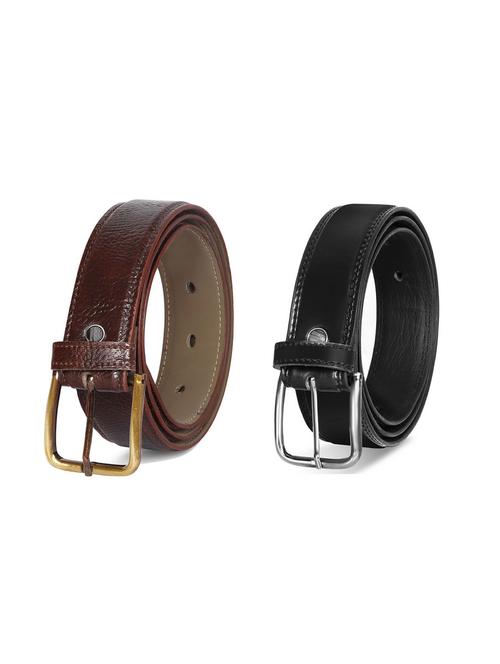 pack of 2 leatherette belt - 19228826 - Very Small Image - 1