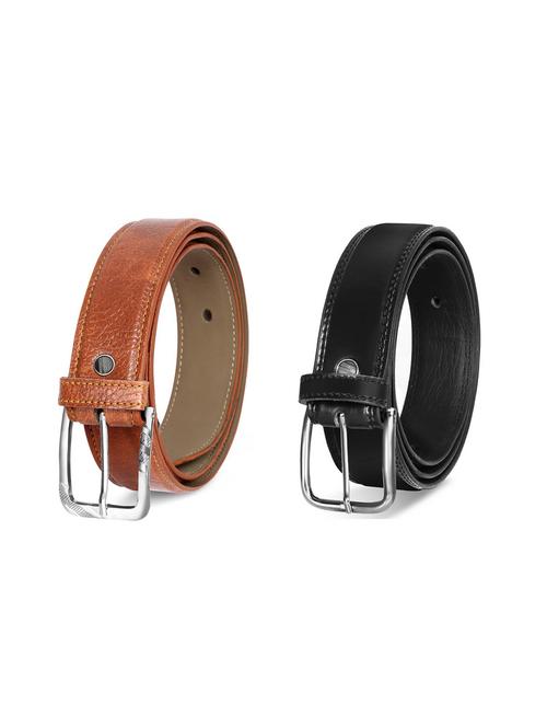 pack of 2 leatherette belt - 19228834 - Very Small Image - 1