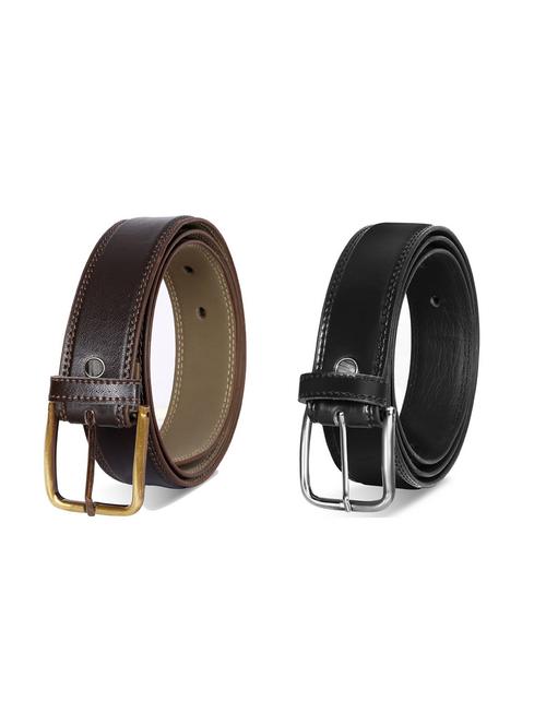 pack of 2 leatherette belt - 19228844 - Very Small Image - 1