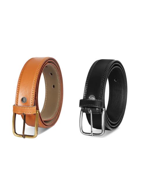 pack of 2 leatherette belt - 19228850 - Very Small Image - 1
