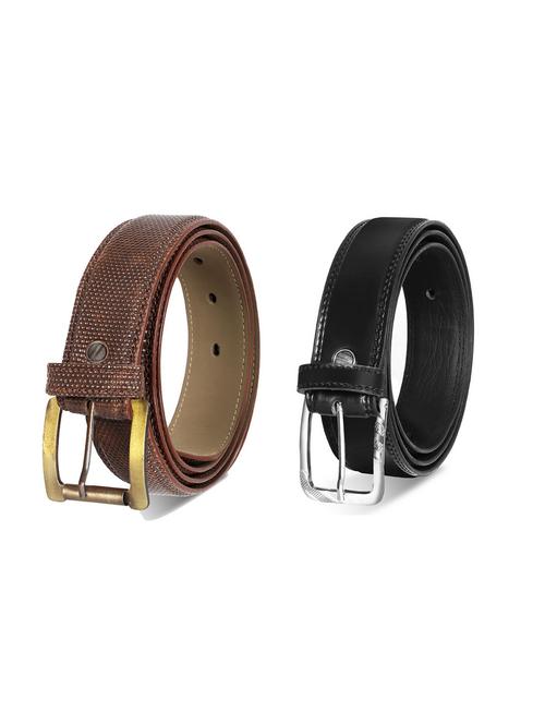 pack of 2 leatherette belt - 19228891 - Very Small Image - 1