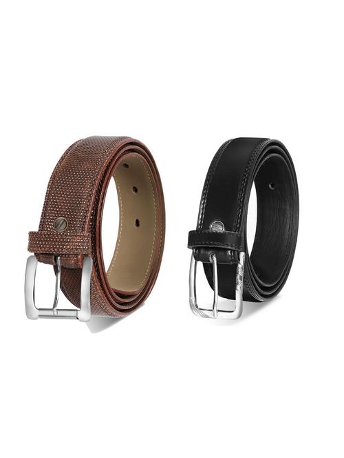 pack of 2 leatherette belt - 19228892 - Very Small Image - 1