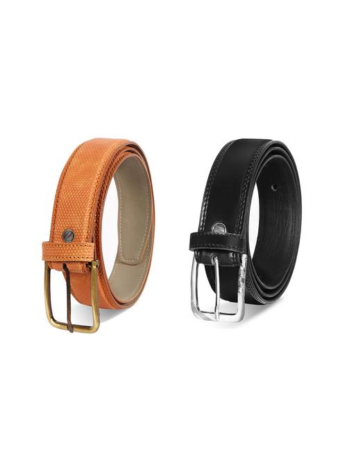 pack of 2 leatherette belt - 19228899 - Very Small Image - 1