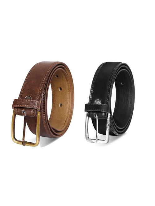 pack of 2 leatherette belt - 19228947 - Very Small Image - 1