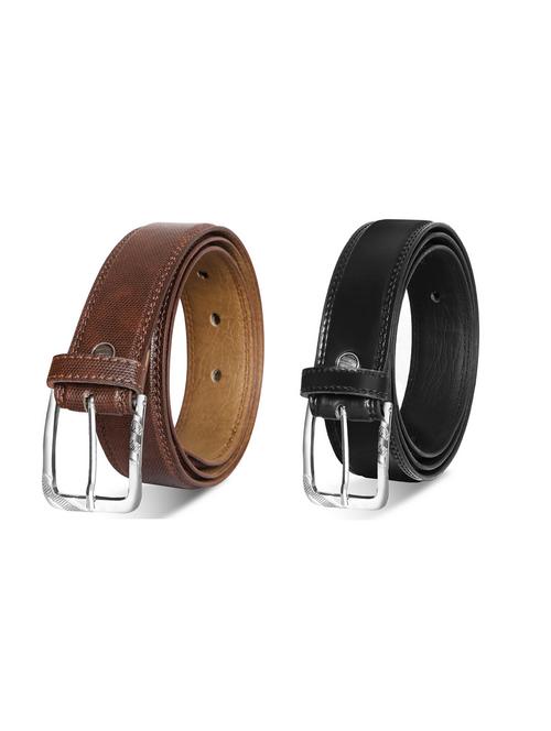 pack of 2 leatherette belt - 19228949 - Very Small Image - 1