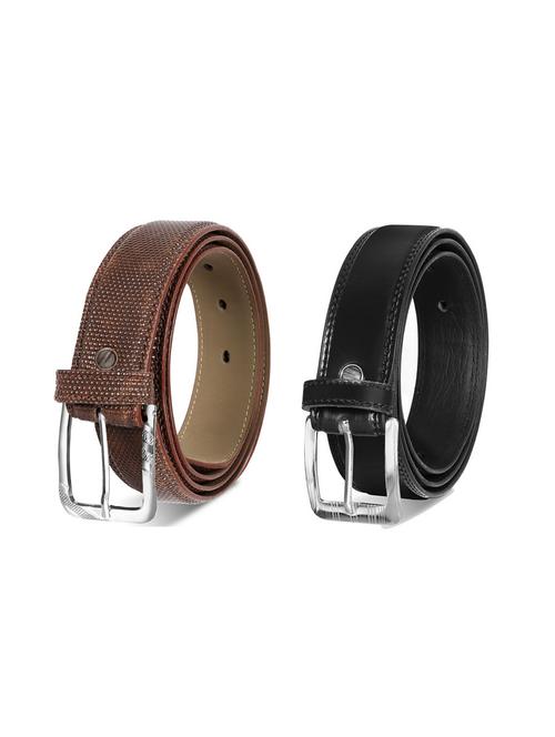 pack of 2 leatherette belt - 19228979 - Very Small Image - 1