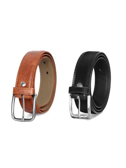pack of 2 leatherette belt - 19229002 - Very Small Image - 1