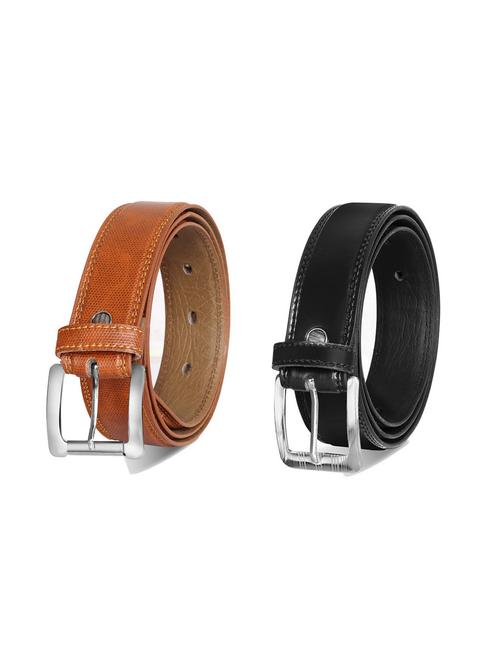 pack of 2 leatherette belt - 19229036 - Very Small Image - 1