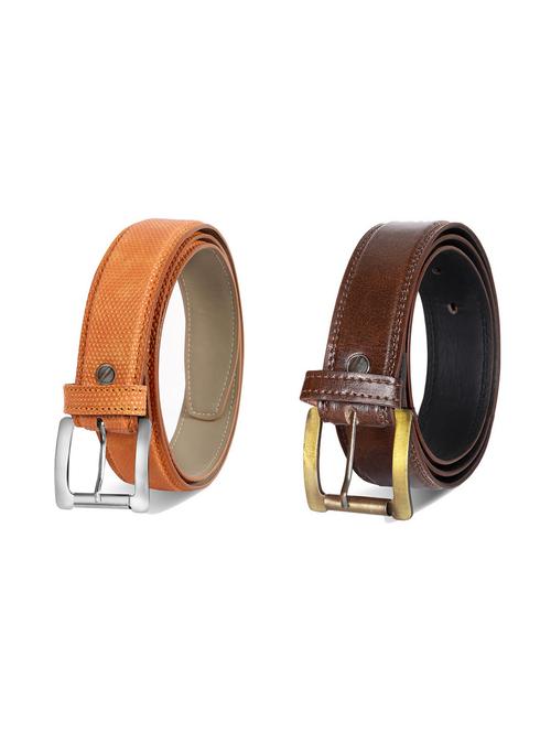 pack of 2 leatherette belt - 19229065 - Very Small Image - 1