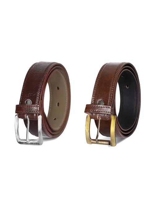 pack of 2 leatherette belt - 19229081 - Very Small Image - 1
