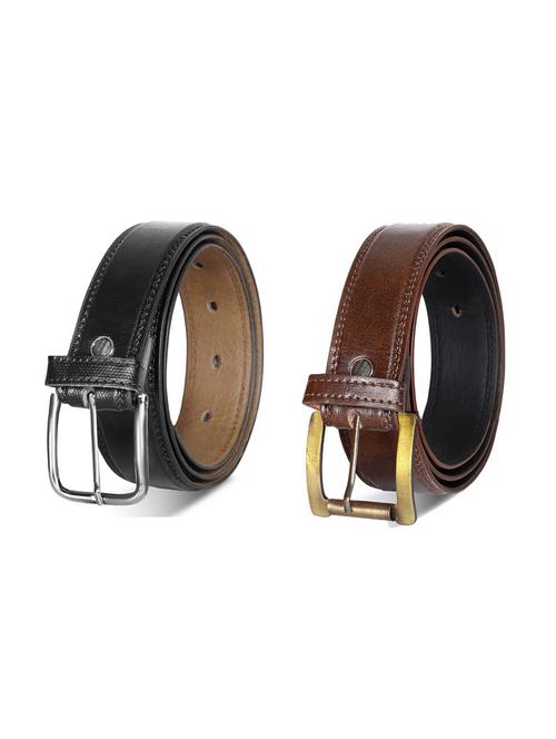 pack of 2 leatherette belt - 19229109 - Very Small Image - 1