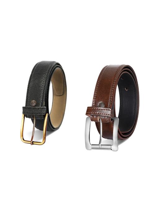 pack of 2 leatherette belts - 19229136 - Very Small Image - 1
