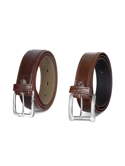 pack of 2 leatherette belts - 19229162 - Very Small Image - 1