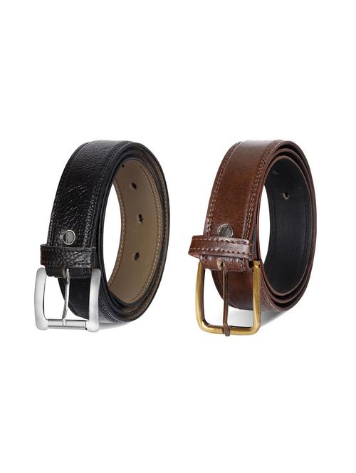 pack of 2 leatherette belts - 19229234 - Very Small Image - 1