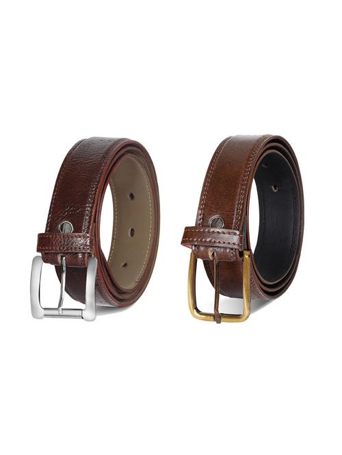 pack of 2 leatherette belts - 19229240 - Very Small Image - 1