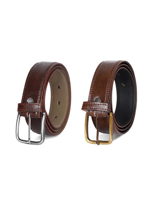pack of 2 leatherette belts - 19229242 - Very Small Image - 1