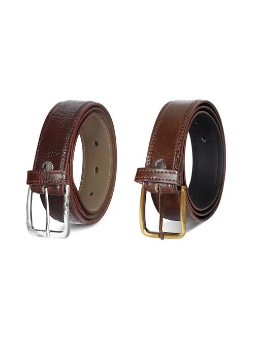 pack of 2 leatherette belts - 19229243 - Very Small Image - 1