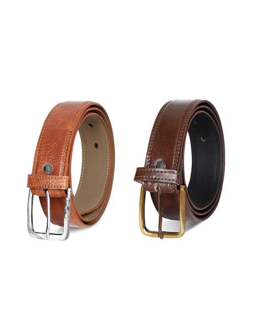 pack of 2 leatherette belts - 19229249 - Very Small Image - 1