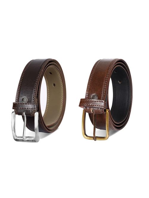 pack of 2 leatherette belts - 19229262 - Very Small Image - 1