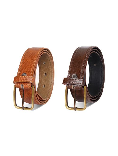 pack of 2 leatherette belts - 19229283 - Very Small Image - 1