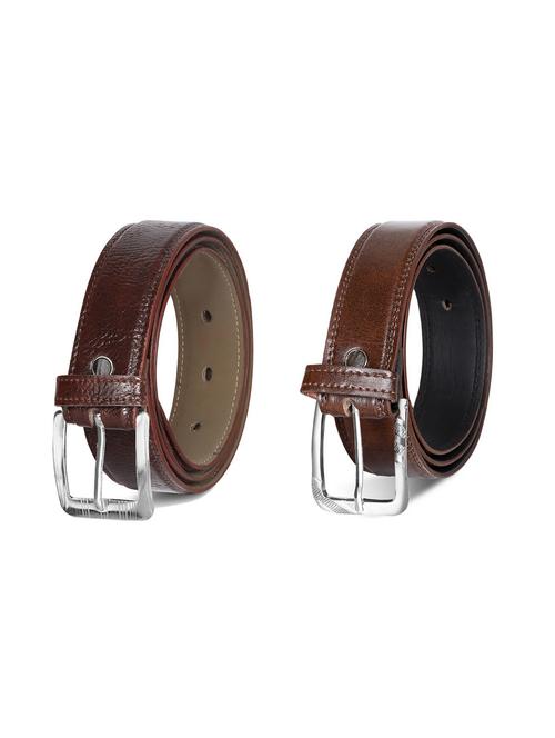 pack of 2 leatherette belts - 19229403 - Very Small Image - 1