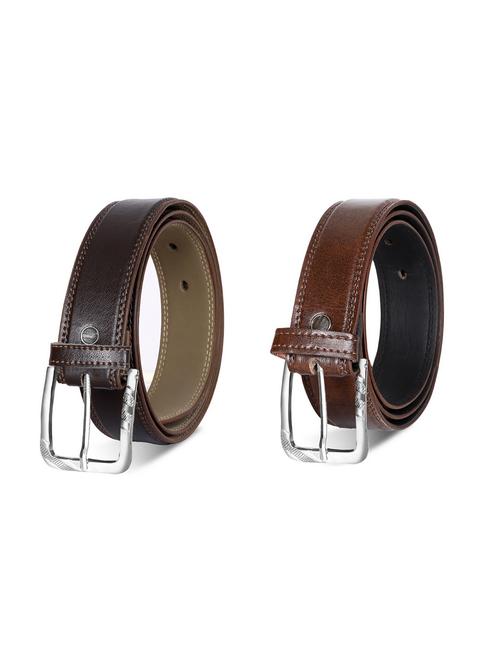 pack of 2 leatherette belts - 19229420 - Very Small Image - 1