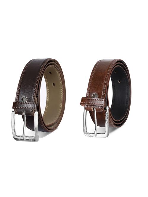 pack of 2 leatherette belts - 19229421 - Very Small Image - 1