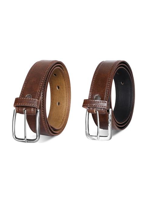 pack of 2 leatherette belts - 19229437 - Very Small Image - 1
