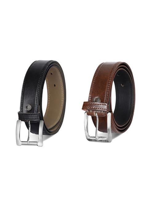 pack of 2 leatherette belt - 19229489 - Very Small Image - 1