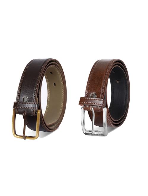pack of 2 leatherette belt - 19229496 - Very Small Image - 1