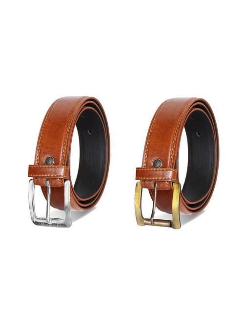 pack of 2 leatherette belts - 19229528 - Very Small Image - 1