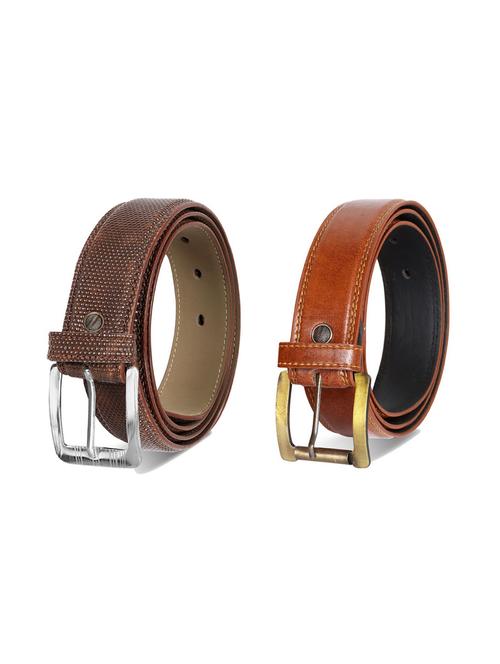 pack of 2 leatherette belts - 19229540 - Very Small Image - 1