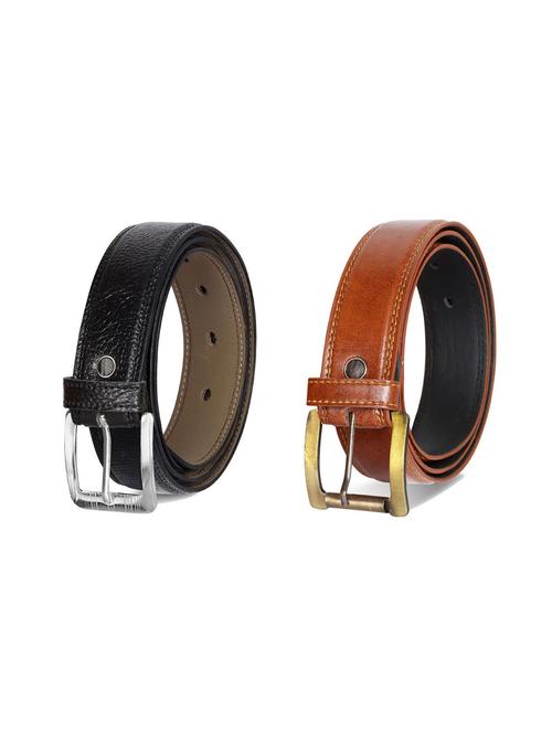 pack of 2 leatherette belts - 19229552 - Very Small Image - 1