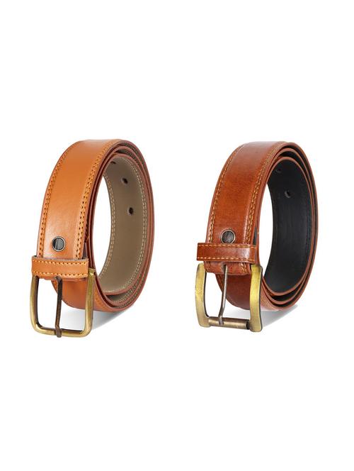 pack of 2 leatherette belts - 19229579 - Very Small Image - 1